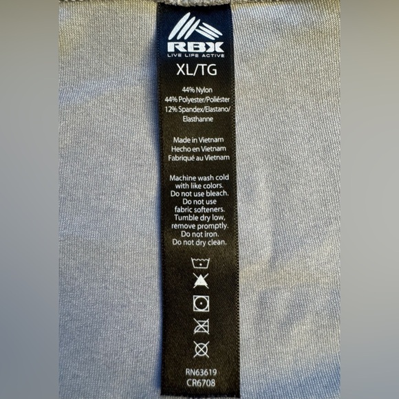 RBX Gray High Rise Capri Leggings Size XL! - Picture 4 of 4